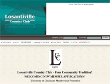 Tablet Screenshot of losantivillecc.com